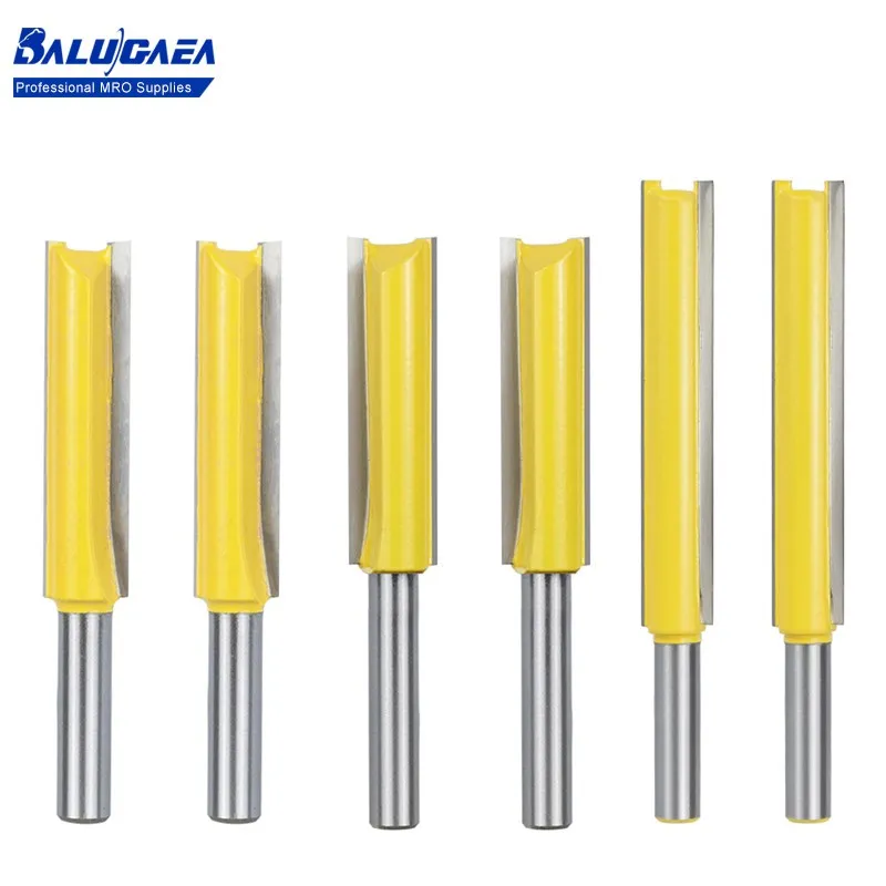 3pc Straight Router Bit Set 8mm Shank Extra Cutting Length Woodworking Cutter 1/2" Dia Flush Trim Router Bit Tool
3pc Straight Router Bit Set 8mm Shank Extra Cutting Length Woodworking Cutter 1/2" Dia Flush Trim Router Bit Tool