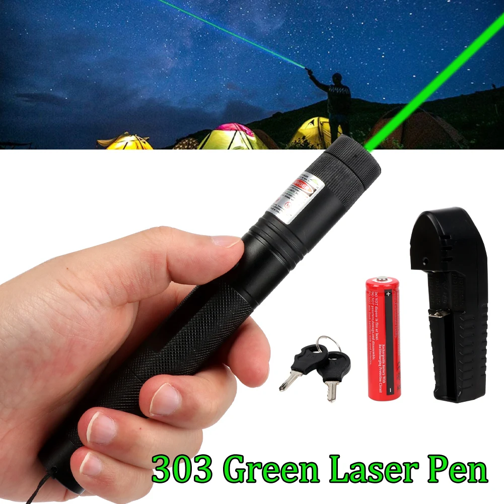 

Powerful Green Single-Point Laser Pointer Pointer Pen Hunting Camping Travel Flashlight Laser Light Guide Finger Star Sales Pen