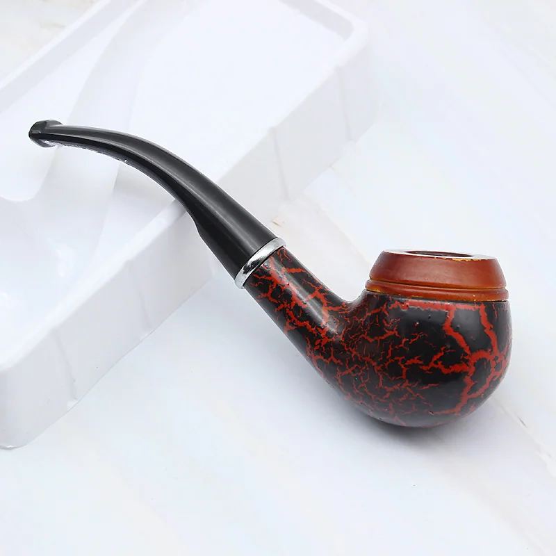 Cf5581 Red and Black Crack Pipe Creative Solid Wood Resin Splicing Cigarette Four Yiwu Pipes
Cf5581 Red and Black Crack Pipe Creative Solid Wood Resin Splicing Cigarette Four Yiwu Pipes
