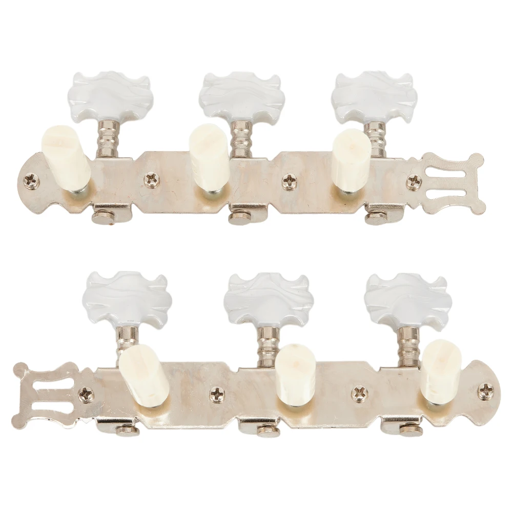 Classical Guitar Button Triplets String Tuning Pegs Machine Heads Tuners Keys Parts With 8pcs Screws 1 Pair (Left + Right)
Classical Guitar Button Triplets String Tuning Pegs Machine Heads Tuners Keys Parts With 8pcs Screws 1 Pair (Left + Right)