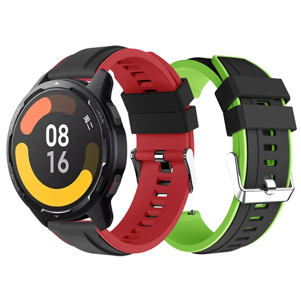 Double Color Silicone Strap For Xiaomi Mi Watch Color 2 Sport Smart Wristband Replaceable Bracelet For Xiaomi Mi Watch S1 Active
Double Color Silicone Strap For Xiaomi Mi Watch Color 2 Sport Smart Wristband Replaceable Bracelet For Xiaomi Mi Watch S1 Active
