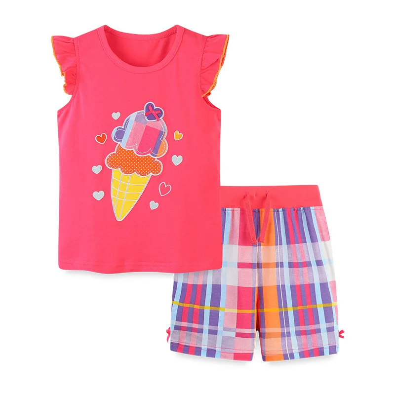 Kids Clothes Girl Short Sleeve Summer Clothes Sets for Girl Cotton Children Clothing Rocket Embroidered T-Shirt Kid Clothes
Kids Clothes Girl Short Sleeve Summer Clothes Sets for Girl Cotton Children Clothing Rocket Embroidered T-Shirt Kid Clothes
