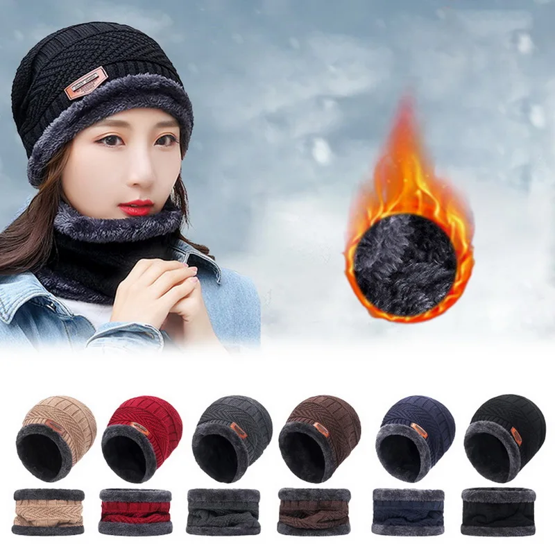 Winter Knitted Cap Hat Men Women Velvet Hat Coral Fleece Scarf Outdoor Riding Hat Warm Thickening Plus Velvet Neck Protect Caps
Winter Knitted Cap Hat Men Women Velvet Hat Coral Fleece Scarf Outdoor Riding Hat Warm Thickening Plus Velvet Neck Protect Caps