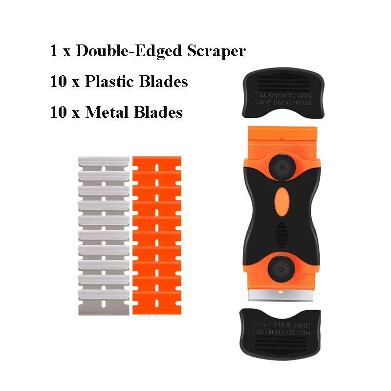 Двусторонний скребок для окон Double Edged Glass Scraper
Двусторонний скребок для окон Double Edged Glass Scraper