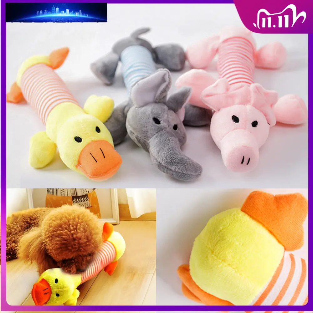Pet Dog Cat Plush Squeak Sound Toys Puppy Chew Squeaker Duck Pig Elephant Toys Sound Donut Play for Dogs Kawaii Plushie Pillow
Pet Dog Cat Plush Squeak Sound Toys Puppy Chew Squeaker Duck Pig Elephant Toys Sound Donut Play for Dogs Kawaii Plushie Pillow
