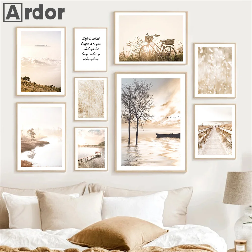 Boho Beige Grass Reed Lake Bridge Landscape Bicycle Wall Art Canvas Painting Nordic Poster And Print Pictures Living Room Decor
Boho Beige Grass Reed Lake Bridge Landscape Bicycle Wall Art Canvas Painting Nordic Poster And Print Pictures Living Room Decor