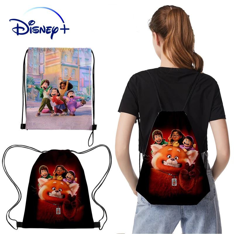 Disney Pixar Turning Red Figures Backpack Cartoon Carrying Drawstring Oxford School Bags Cute Mei Lee Panda Kids Birthday Gifts
Disney Pixar Turning Red Figures Backpack Cartoon Carrying Drawstring Oxford School Bags Cute Mei Lee Panda Kids Birthday Gifts