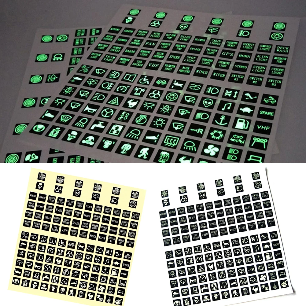 132pcs Car Boat Switch Stickers Fuse Box Labels PVC Vinyl Decals Instrument Board Panel Stickers Universal Interior Accessories
132pcs Car Boat Switch Stickers Fuse Box Labels PVC Vinyl Decals Instrument Board Panel Stickers Universal Interior Accessories