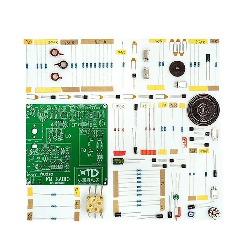 Hot-DIY KIT 88-108Mhz FM Radio Kit FM Radio DIY Radio Receiver Kit Fully Discrete
Hot-DIY KIT 88-108Mhz FM Radio Kit FM Radio DIY Radio Receiver Kit Fully Discrete
