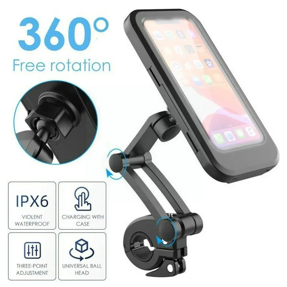 Riding Universal Waterproof Bracket Shockproof Riding Holder Rotation Degree Bicycle 360 Phone Phone Stand Z5j1
Riding Universal Waterproof Bracket Shockproof Riding Holder Rotation Degree Bicycle 360 Phone Phone Stand Z5j1