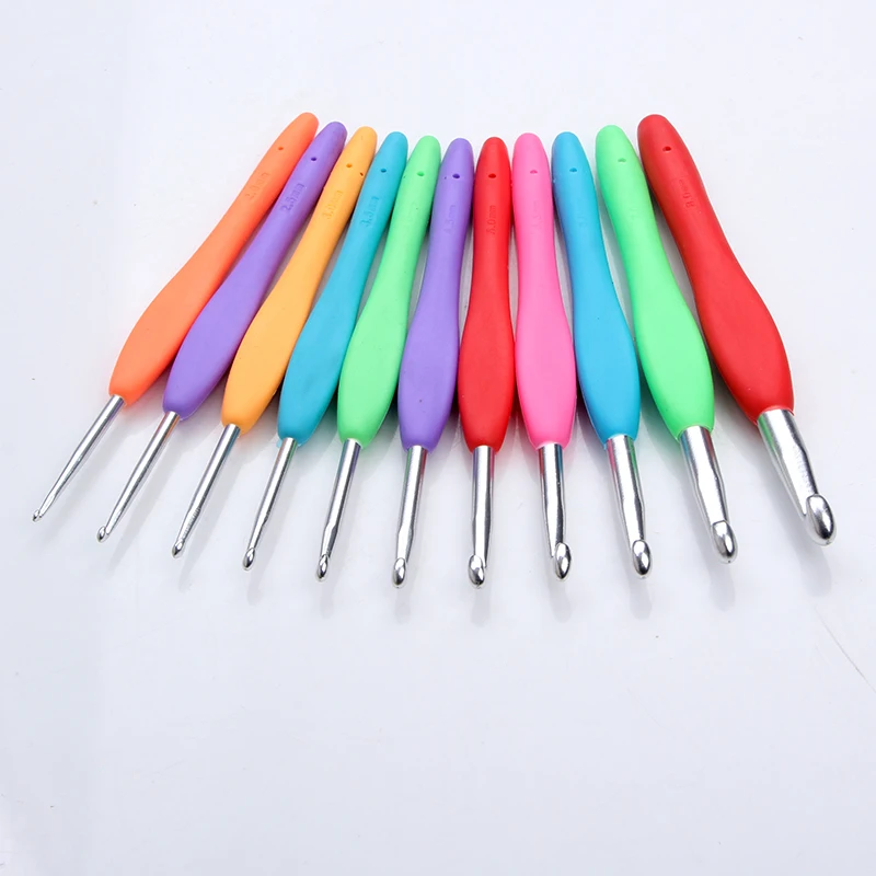1Pcs 2-10mm Sewing Knitting Needles Rubber Handle Crochet Hooks DIY doll bag sweater weaving crochet craft Knitting Sewing Tools
1Pcs 2-10mm Sewing Knitting Needles Rubber Handle Crochet Hooks DIY doll bag sweater weaving crochet craft Knitting Sewing Tools