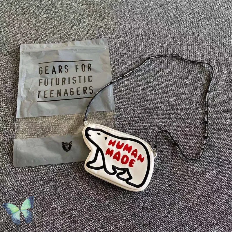 2022 Polar Bear Logo White HUMAN MADE Backpacks Cartoon Shoulder Messenger Nylon Bags
2022 Polar Bear Logo White HUMAN MADE Backpacks Cartoon Shoulder Messenger Nylon Bags