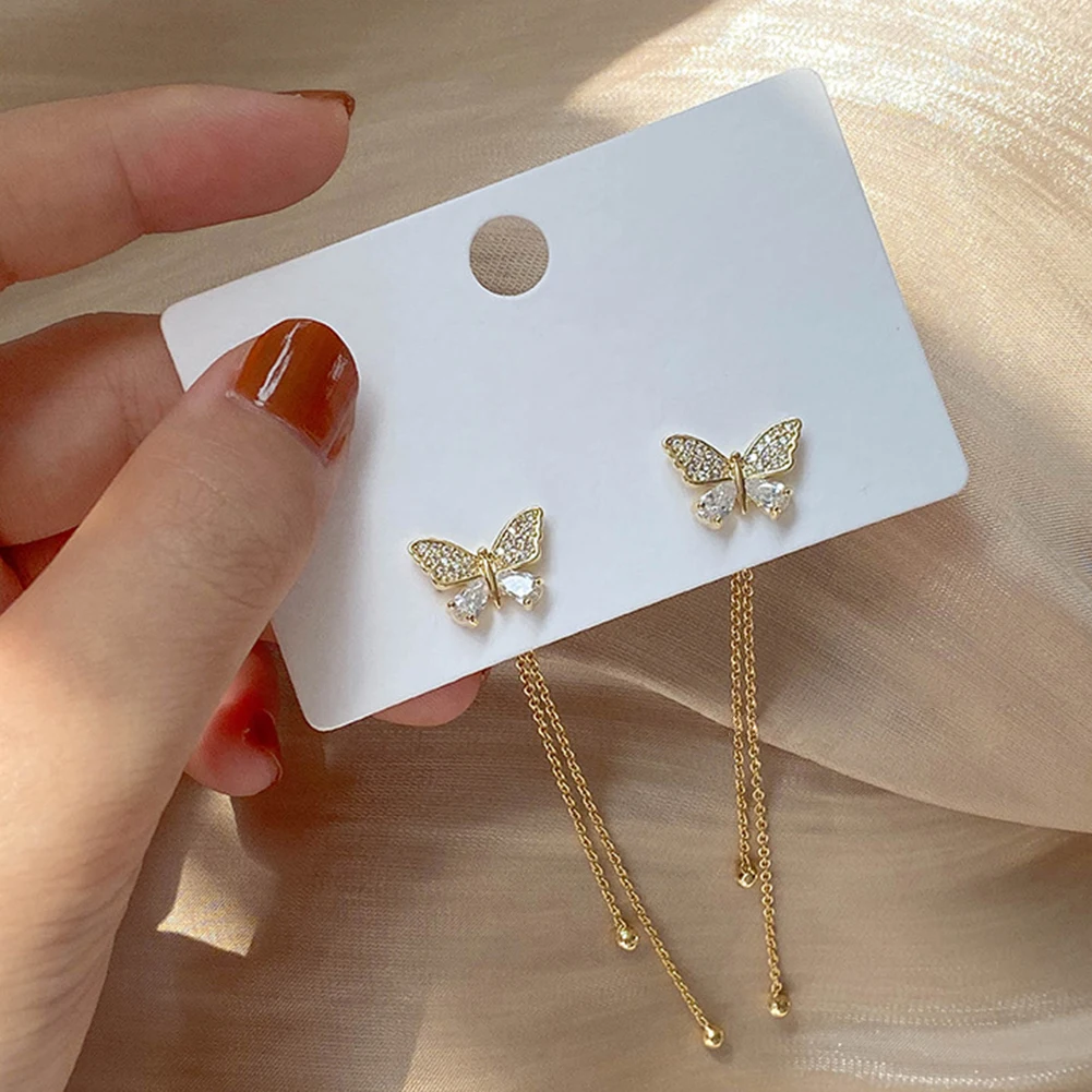 Trendy Fashion Butterfly Tassel Drop Earrings For Women Vintage Jewelry Modern Party Wedding Bridal Accessories Dangle Earrings
Trendy Fashion Butterfly Tassel Drop Earrings For Women Vintage Jewelry Modern Party Wedding Bridal Accessories Dangle Earrings