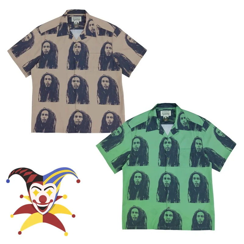 Гавайская пляжная рубашка WACKO MARIA для мужчин и женщин, футболки большого размера в стиле рок 
Гавайская пляжная рубашка WACKO MARIA для мужчин и женщин, футболки большого размера в стиле рок