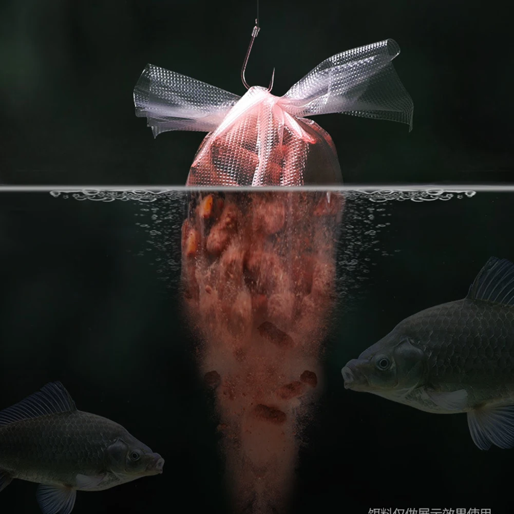 20pcs Fishing Fast Dissolving Non Residue Coarse Fishing Tackle Carps Bait Bags PVA Soluble Nest Bag Fishing Bait Packaging Bag
20pcs Fishing Fast Dissolving Non Residue Coarse Fishing Tackle Carps Bait Bags PVA Soluble Nest Bag Fishing Bait Packaging Bag