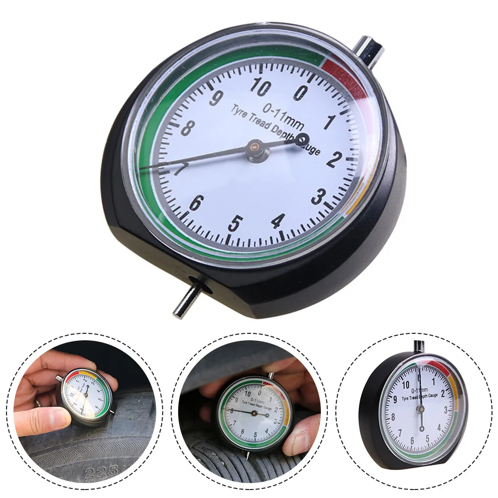 Automobiles Accessories Pointer Tread Gauge Car Tire Repair External Tire Tool Black Stainless Steel Universal
Automobiles Accessories Pointer Tread Gauge Car Tire Repair External Tire Tool Black Stainless Steel Universal