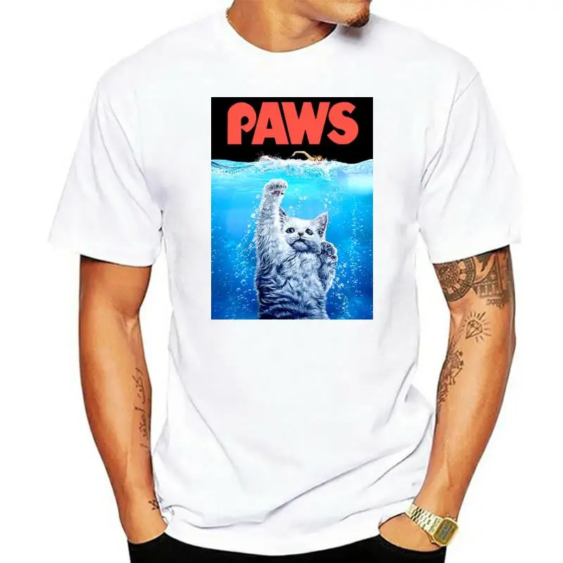 Мужская хлопковая футболка с коротким рукавом и принтом в виде лап
Мужская хлопковая футболка с коротким рукавом и принтом в виде лап