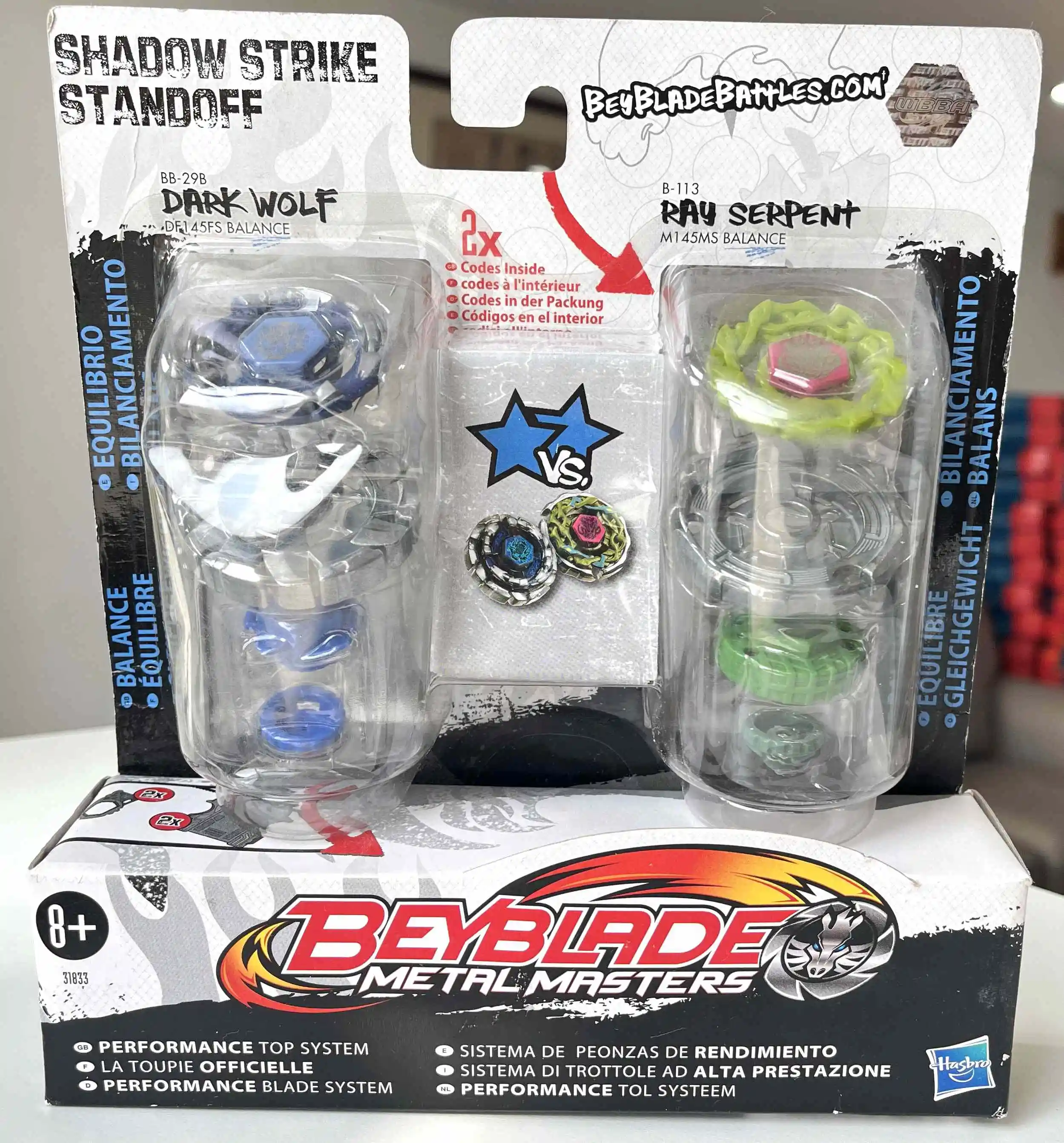 Волчок Beyblade, металлический, для BB-29B, с изображением темного волка, B-113, луча змея
Волчок Beyblade, металлический, для BB-29B, с изображением темного волка, B-113, луча змея