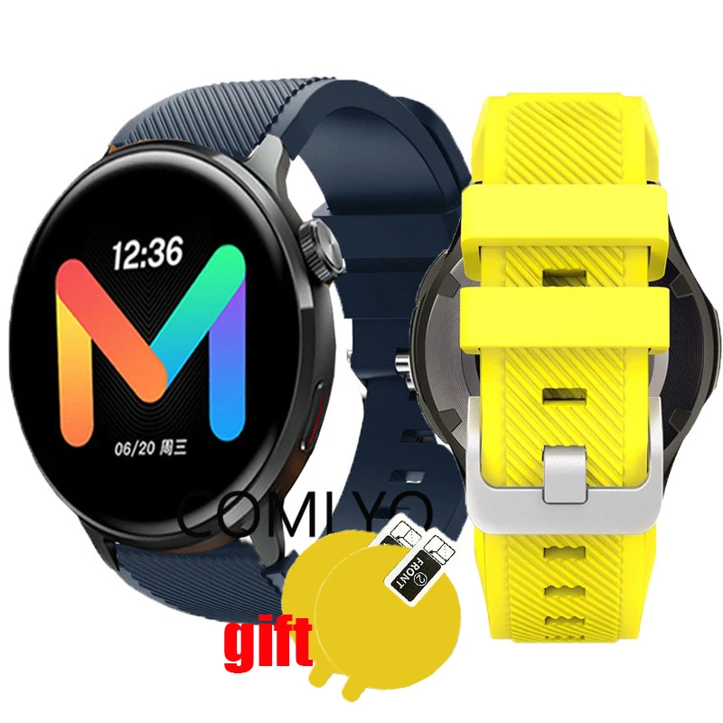 Силиконовый мягкий ремешок для смарт-часов Mibro Lite 2, водонепроницаемый браслет, Защитная пленка для экрана для мужчин и женщин 
Силиконовый мягкий ремешок для смарт-часов Mibro Lite 2, водонепроницаемый браслет, Защитная пленка для экрана для мужчин и женщин