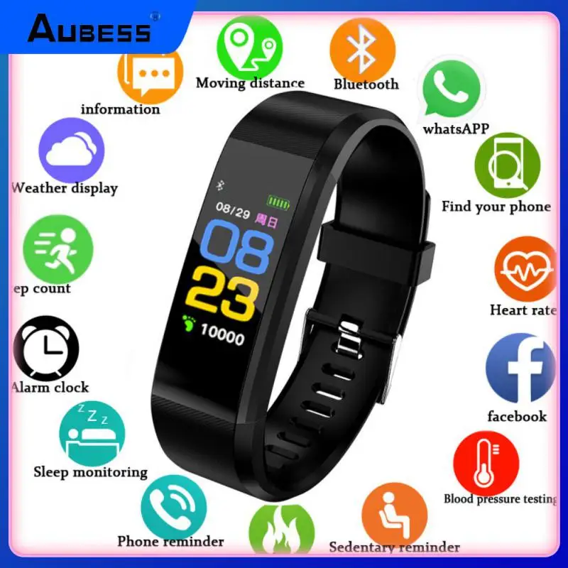 Men Smart Wristband Heart Rate Fitness Tracker Usb Charging Fitness Smart Watch Sport Health Alarm Clock Touch Control
Men Smart Wristband Heart Rate Fitness Tracker Usb Charging Fitness Smart Watch Sport Health Alarm Clock Touch Control
