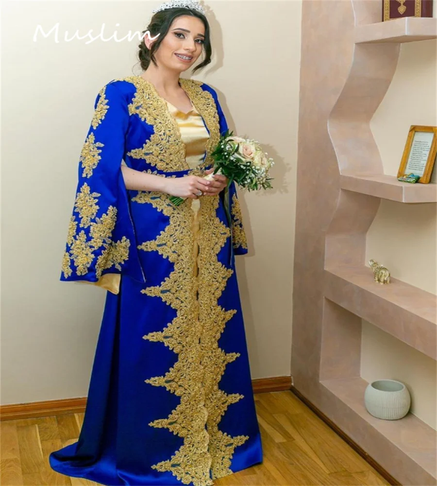 Luxury Royal Blue Abaya Caftan Evening Dress Elegant Maxi Turkish Vestidos De Novia 2023 Long Sleeve Moroccan Muslim Party Prom
Luxury Royal Blue Abaya Caftan Evening Dress Elegant Maxi Turkish Vestidos De Novia 2023 Long Sleeve Moroccan Muslim Party Prom