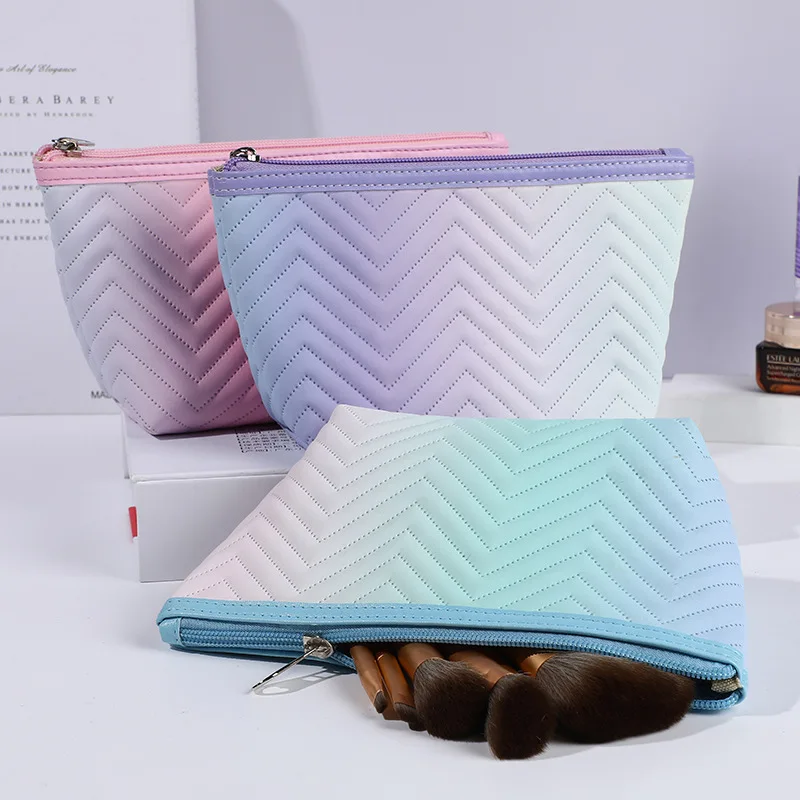 1 Pcs Fashion Travel Cosmetic Bag Pouch Fashion Gradient Color Hand Makeup Bag for Women Pu Leather Travel Make Up Pouch Case
1 Pcs Fashion Travel Cosmetic Bag Pouch Fashion Gradient Color Hand Makeup Bag for Women Pu Leather Travel Make Up Pouch Case