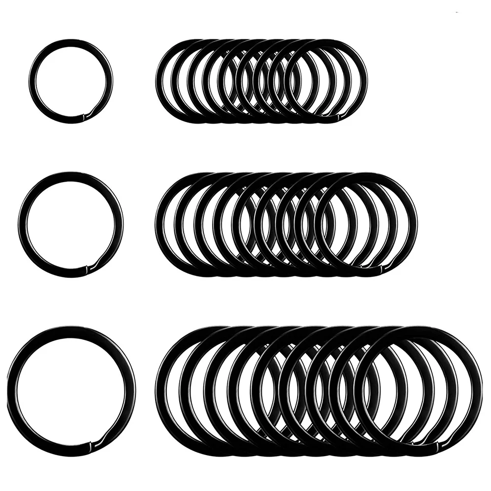 10pcs Black Key Chain Rings 25/28/30mm Metal Round Flat Split Rings for DIY Keychain Making Car Key Holder Connector Accessories
10pcs Black Key Chain Rings 25/28/30mm Metal Round Flat Split Rings for DIY Keychain Making Car Key Holder Connector Accessories