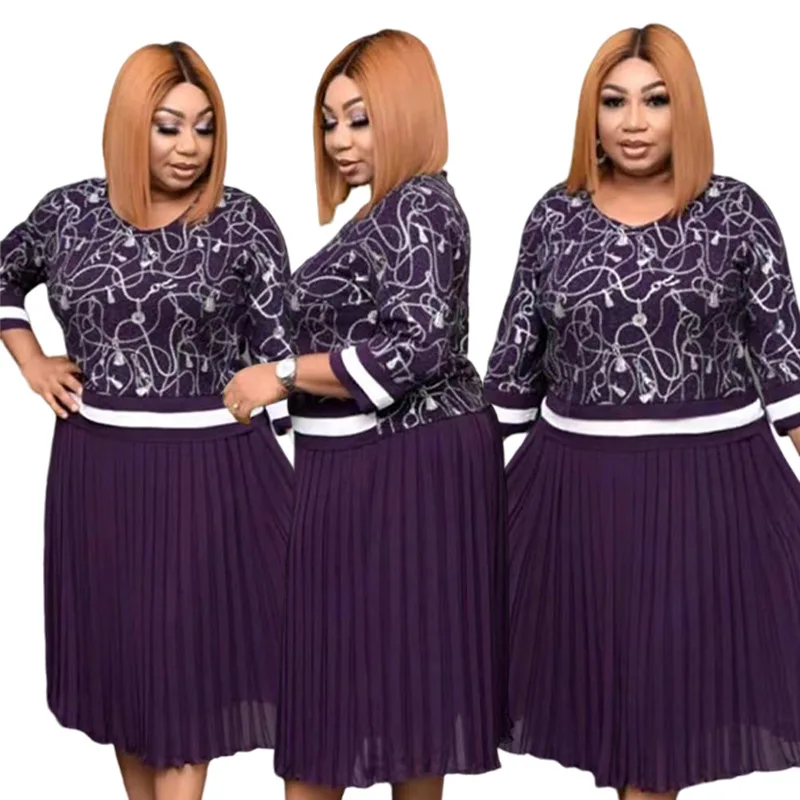 Polyester Printing African Clothes Women Summer African Women O-neck Regular Sleeve Knee-length Dress African Dresses for Women
Polyester Printing African Clothes Women Summer African Women O-neck Regular Sleeve Knee-length Dress African Dresses for Women