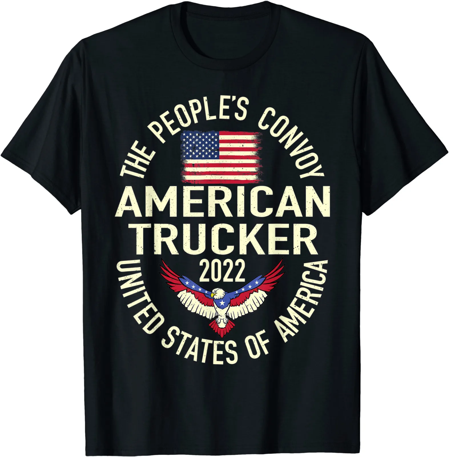 The Peoples Convoy 2022 America Truckers Freedom Convoy Crewneck Cotton T Shirt Men Casual Short Sleeve Tees Tops Dropshipping
The Peoples Convoy 2022 America Truckers Freedom Convoy Crewneck Cotton T Shirt Men Casual Short Sleeve Tees Tops Dropshipping