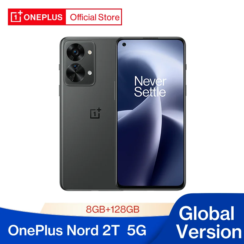 

World Premiere OnePlus Nord 2T MTK Dimensity 1300 5G Smartphones 8GB 128GB Mobile Phone 80W Fast Charge 90Hz AMOLED Android