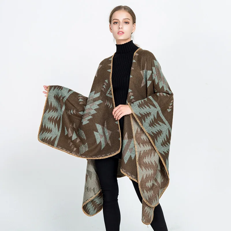 Women's Warm Shawls Wrap Cape Winter Autumn Cardigan Swetriangle puzzle big tree flowers patterns of Shawl
Women's Warm Shawls Wrap Cape Winter Autumn Cardigan Swetriangle puzzle big tree flowers patterns of Shawl