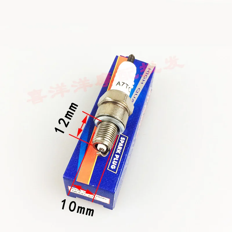 Universal Motorcycle Ignition Parts Moped Scooter Spark Plug A7TC 10mmX12mm D8TC 12mmX19mm for 70cc 90cc 100cc 110cc 125cc 150cc
Universal Motorcycle Ignition Parts Moped Scooter Spark Plug A7TC 10mmX12mm D8TC 12mmX19mm for 70cc 90cc 100cc 110cc 125cc 150cc