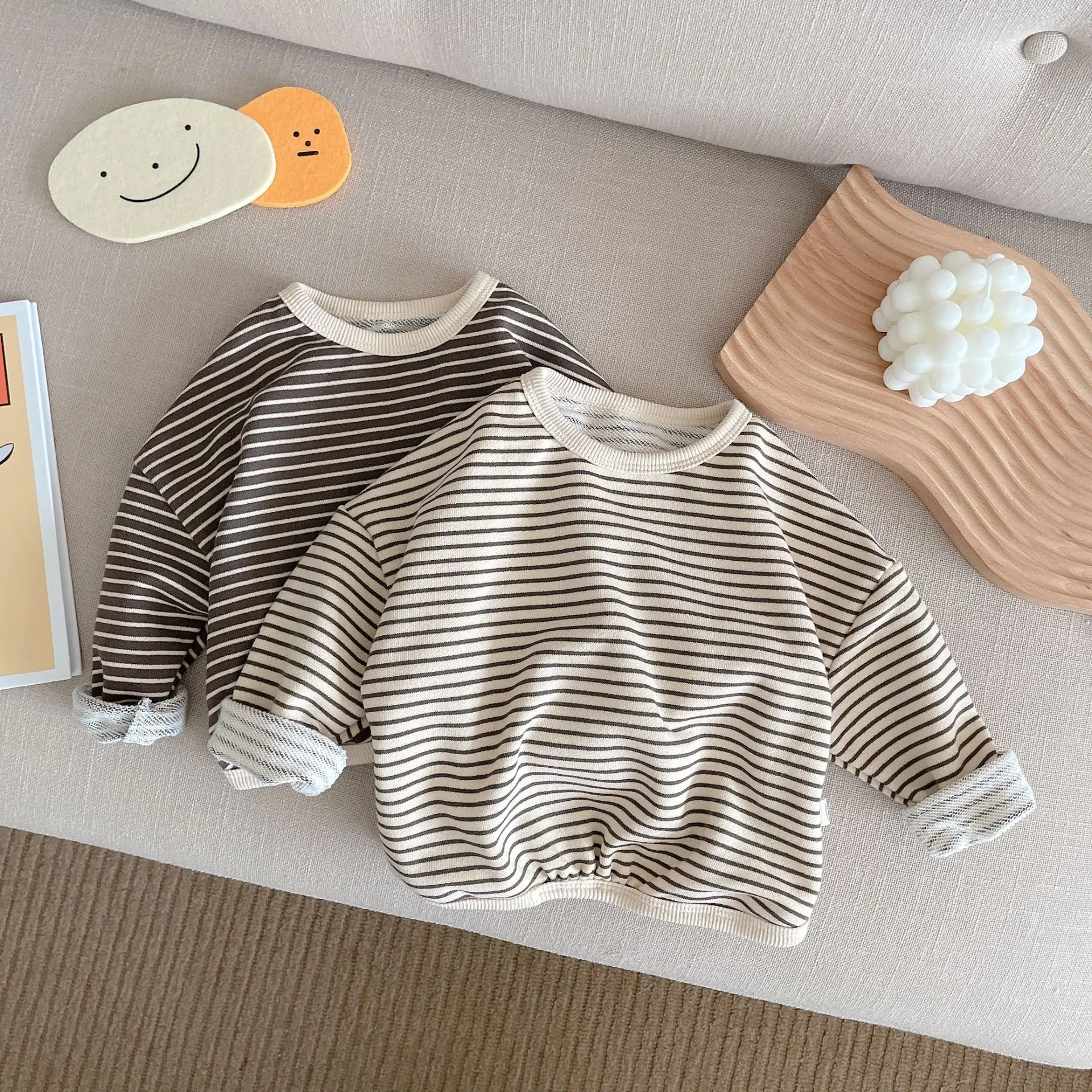 0-6Y Kids Autumn Clothes Boys Striped Sweatshirts 2022 New Casual Long Sleeve Children's Tops for Girls Pullover Bottom T-Shirts
0-6Y Kids Autumn Clothes Boys Striped Sweatshirts 2022 New Casual Long Sleeve Children's Tops for Girls Pullover Bottom T-Shirts