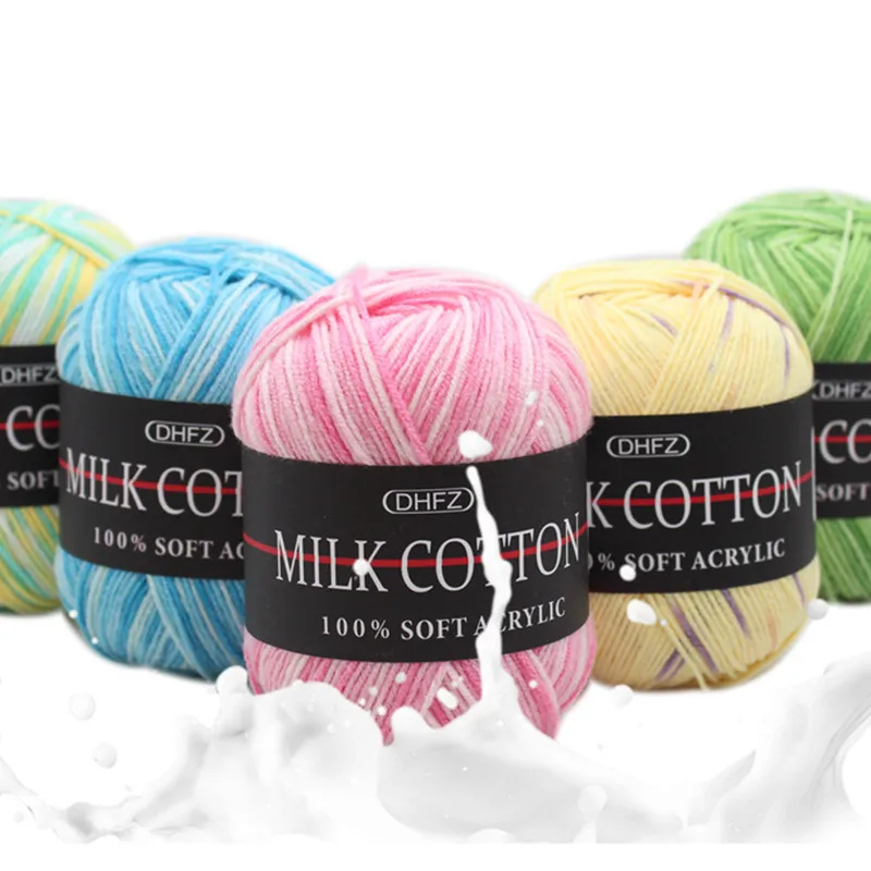 Dyed Milk Sweet Soft Cotton Baby Crochet Wool Yarn Thick Yarn Fiber Hand Knitting Wool Crochet Yarn Threads for DIY Sweater Hat
Dyed Milk Sweet Soft Cotton Baby Crochet Wool Yarn Thick Yarn Fiber Hand Knitting Wool Crochet Yarn Threads for DIY Sweater Hat