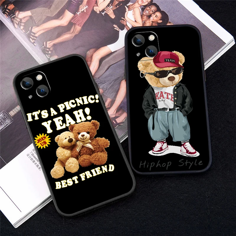 2022 Bear Fashion Bear For Apple iPhone 11 12 13 Pro 13 12 Mini X XR XS Max 5 6 7 8 Plus Phone Case Liquid Silicone Cover fundas
2022 Bear Fashion Bear For Apple iPhone 11 12 13 Pro 13 12 Mini X XR XS Max 5 6 7 8 Plus Phone Case Liquid Silicone Cover fundas