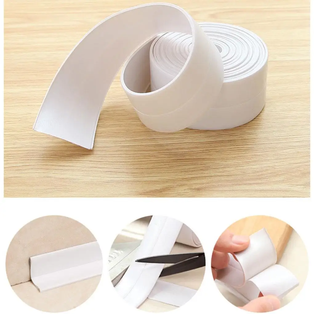 3.2m Bathroom Kitchen Shower water proof mould proof tape Sink Bath Sealing Strip Tape Self adhesive Waterproof adhesive plaster
3.2m Bathroom Kitchen Shower water proof mould proof tape Sink Bath Sealing Strip Tape Self adhesive Waterproof adhesive plaster