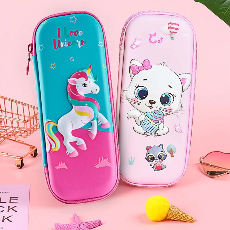 Kawaii 3D Cartoon Pencil Cases Unicorn Cat EVA Waterproof Large Capacity Pen Case For Girls Boys Stationery Pencil Box Bag
Kawaii 3D Cartoon Pencil Cases Unicorn Cat EVA Waterproof Large Capacity Pen Case For Girls Boys Stationery Pencil Box Bag