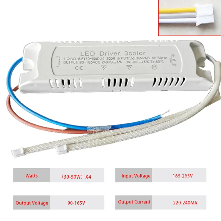 LED Driver 3 Color Adapter 220-250mA For Down Lamp Driver Power Supply AC165-265V DownLighting LED Ceiling Light Transformers
LED Driver 3 Color Adapter 220-250mA For Down Lamp Driver Power Supply AC165-265V DownLighting LED Ceiling Light Transformers