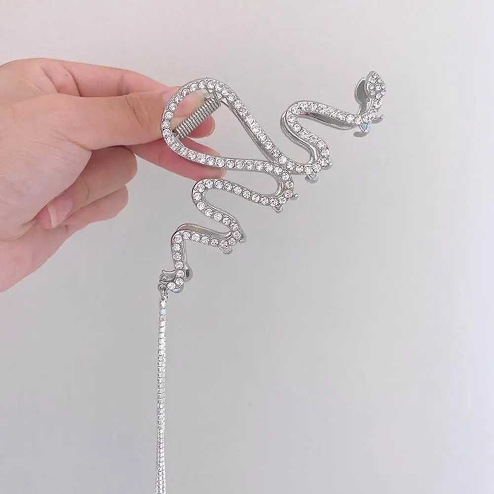Beautiful Jaw Clip Tassels Headwear Rhinestone Decor Snake Women Bath Hair Clip Claw Clip Claw Clip
Beautiful Jaw Clip Tassels Headwear Rhinestone Decor Snake Women Bath Hair Clip Claw Clip Claw Clip