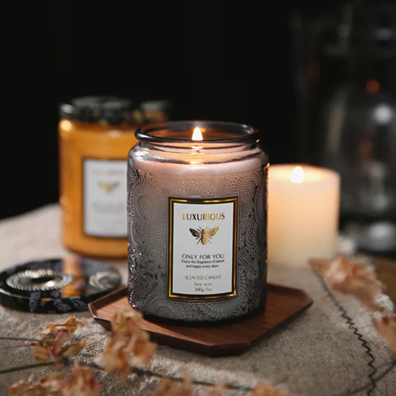 Medium Embossed Glass Creative Home Fragrance Candle Smokeless Handmade Soy Wax Scented Candle Hand Box
Medium Embossed Glass Creative Home Fragrance Candle Smokeless Handmade Soy Wax Scented Candle Hand Box