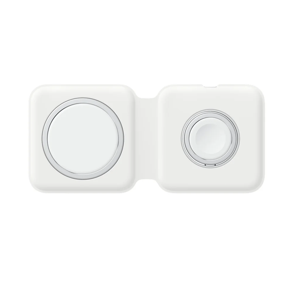 Original Magnetic Duo Charger For iPhone 13 Pro Max 12 Mini 15W Qi 3.0 Wireless Fast Charging For Airpods Watch
Original Magnetic Duo Charger For iPhone 13 Pro Max 12 Mini 15W Qi 3.0 Wireless Fast Charging For Airpods Watch