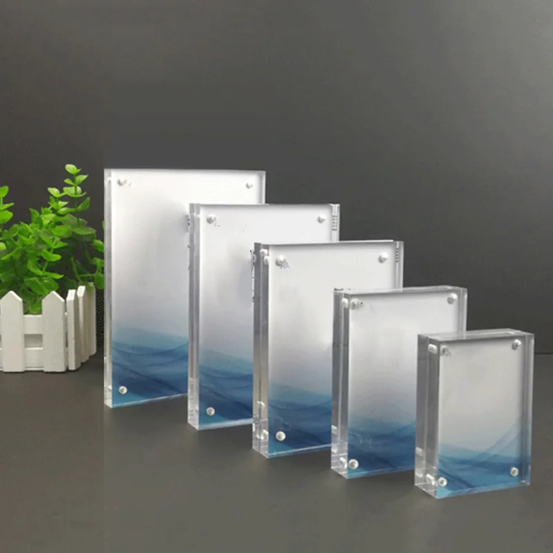 1 Pc Photo frame 10x15 cm Non-toxic Right Angle Acrylic Photo Frame Set Thickness 0.8 + 0.8cm Price Tag
1 Pc Photo frame 10x15 cm Non-toxic Right Angle Acrylic Photo Frame Set Thickness 0.8 + 0.8cm Price Tag