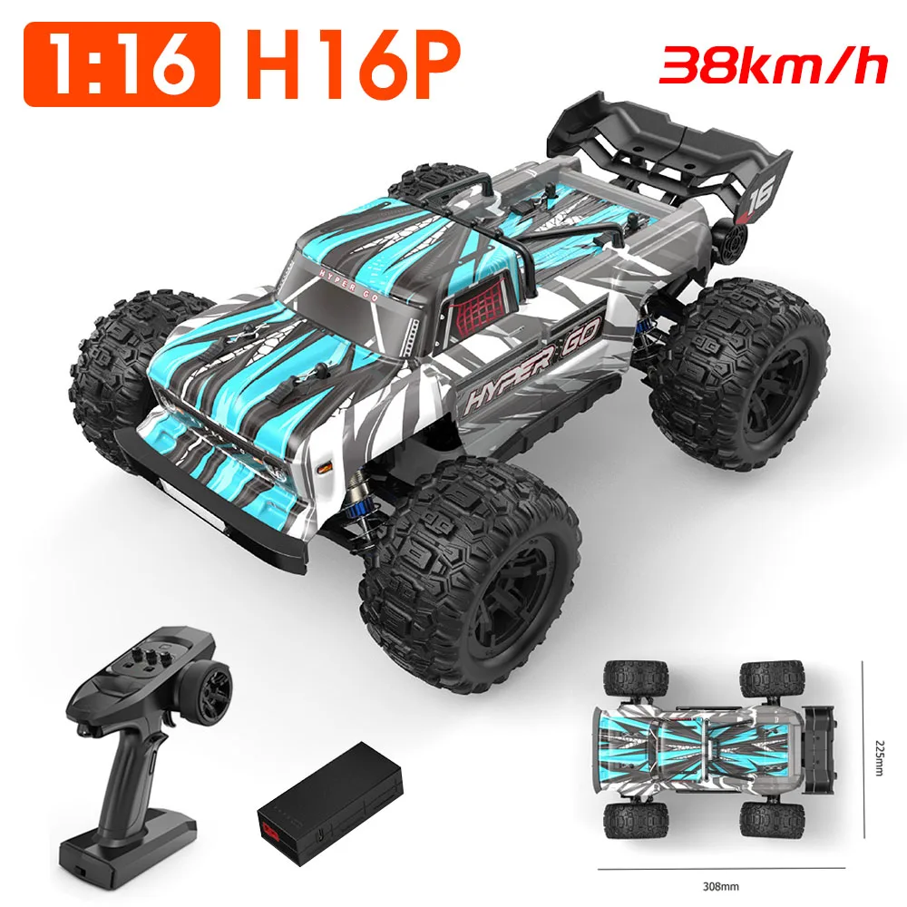 1/16 H16P RC Car 2.4G GPS Electric Remote Control Truck Toys 38km/h High Speed Off-Road Car with Battery Bluetooth-compatible
1/16 H16P RC Car 2.4G GPS Electric Remote Control Truck Toys 38km/h High Speed Off-Road Car with Battery Bluetooth-compatible