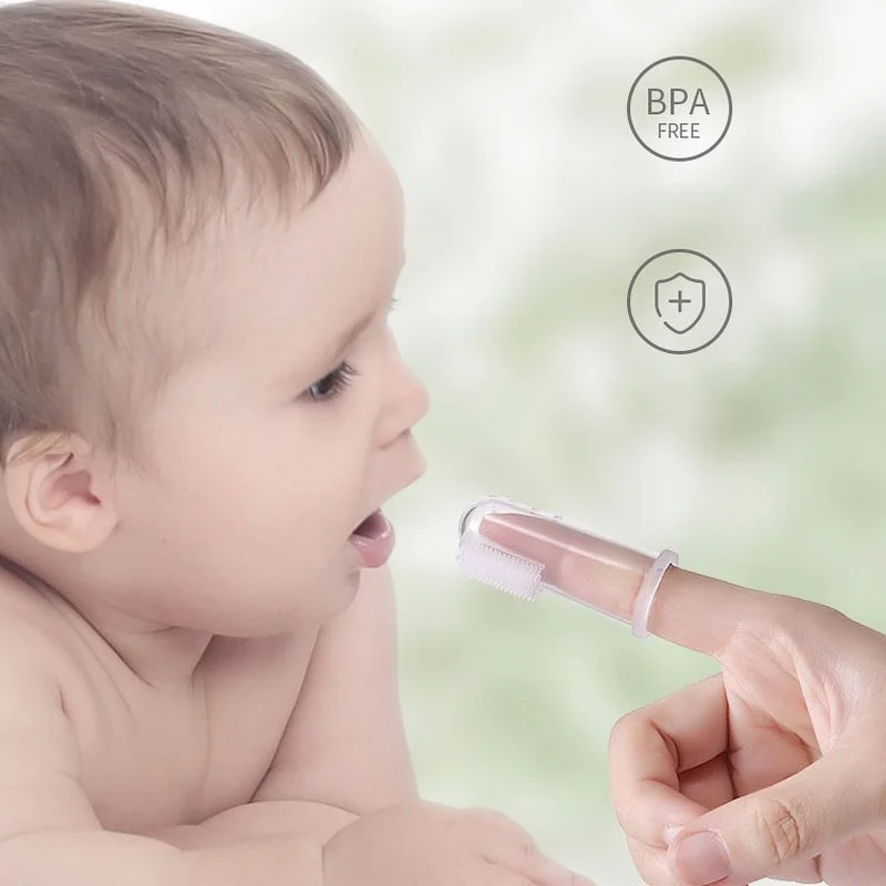 Soft Finger Toothbrush Baby Kid Oral Cleaning Teeth Care Hygiene Brush Infant Tooth Brush For Newborn Care
Soft Finger Toothbrush Baby Kid Oral Cleaning Teeth Care Hygiene Brush Infant Tooth Brush For Newborn Care