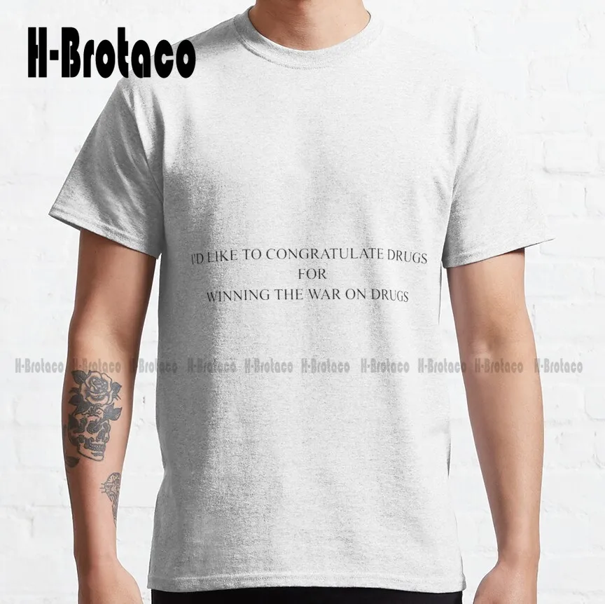 Quot I'D Like To Congratulate Drugs For Winning Classic T-Shirt Red Tshirts For Women Outdoor Simple Vintag Casual T Shirts New
Quot I'D Like To Congratulate Drugs For Winning Classic T-Shirt Red Tshirts For Women Outdoor Simple Vintag Casual T Shirts New