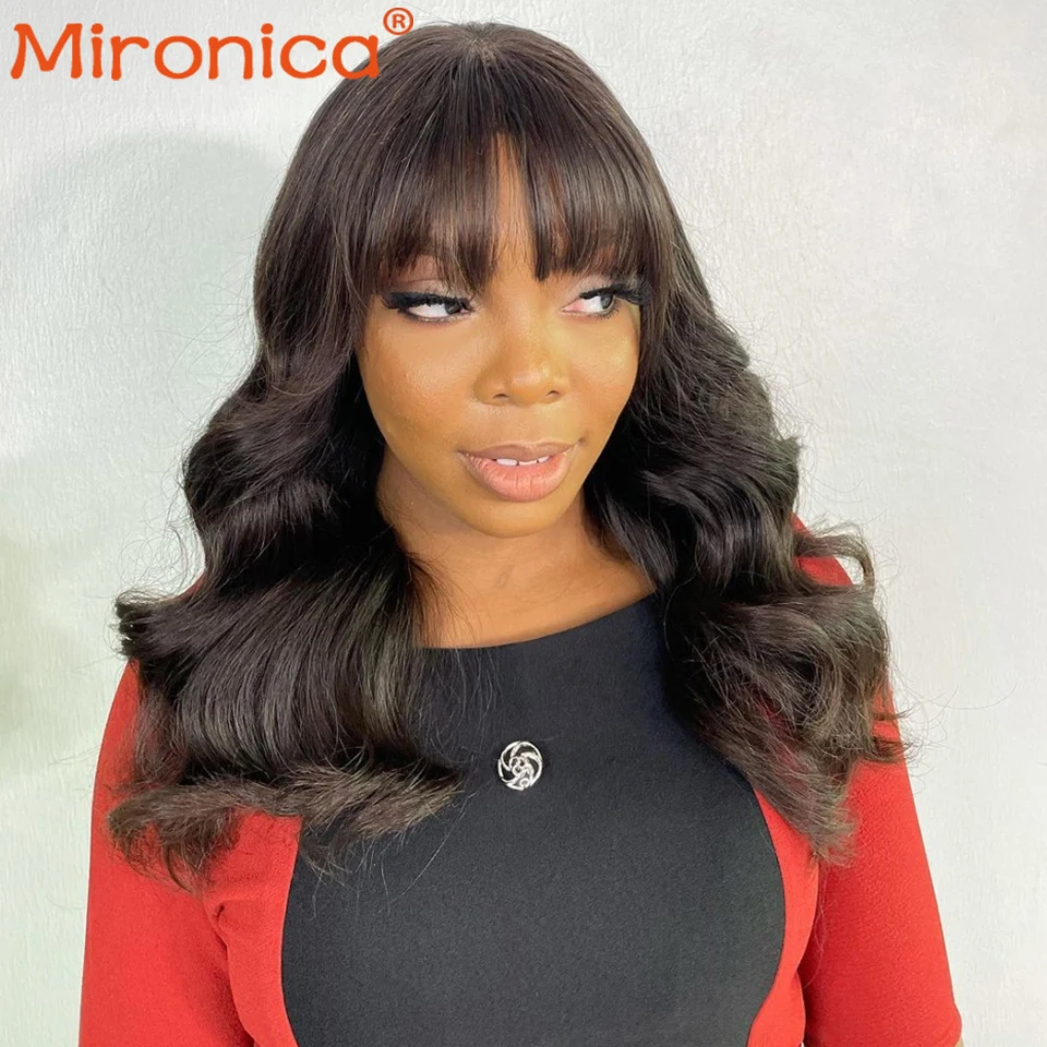 Straight Human Hair Wigs Pre-Plucked With Bangs 180% Density Full Machine Made Wig Brazilian Remy Human Hair Natural Color Wig
Straight Human Hair Wigs Pre-Plucked With Bangs 180% Density Full Machine Made Wig Brazilian Remy Human Hair Natural Color Wig