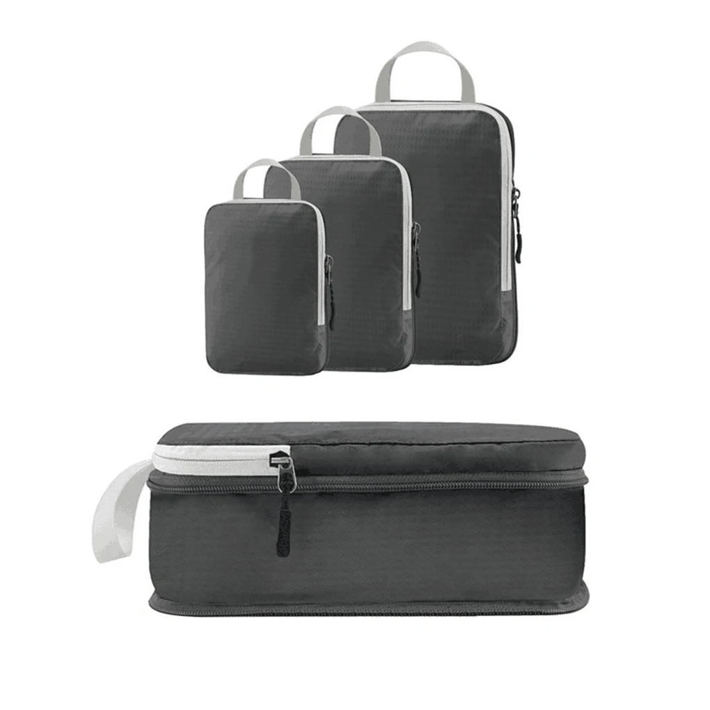3 Pcs Nylon Travelling Luggage Storage Bag Large Capacity Cosmetics Organizer Accessory Outdoor Hiking Trip Black
3 Pcs Nylon Travelling Luggage Storage Bag Large Capacity Cosmetics Organizer Accessory Outdoor Hiking Trip Black