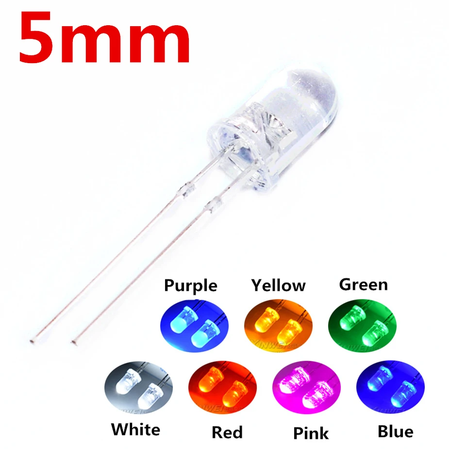 100pcs Super Bright 5mm Round UV/ Purple Led Emitting Diode F5 LED light for DIY lights
100pcs Super Bright 5mm Round UV/ Purple Led Emitting Diode F5 LED light for DIY lights