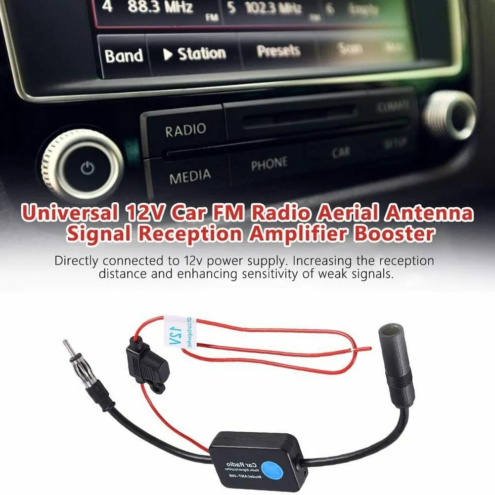 Автомобильный усилитель радиоантенны FM AM 10-15 в 85-112 МГц универсальный усилитель приема сигнала усилитель
Автомобильный усилитель радиоантенны FM AM 10-15 в 85-112 МГц универсальный усилитель приема сигнала усилитель