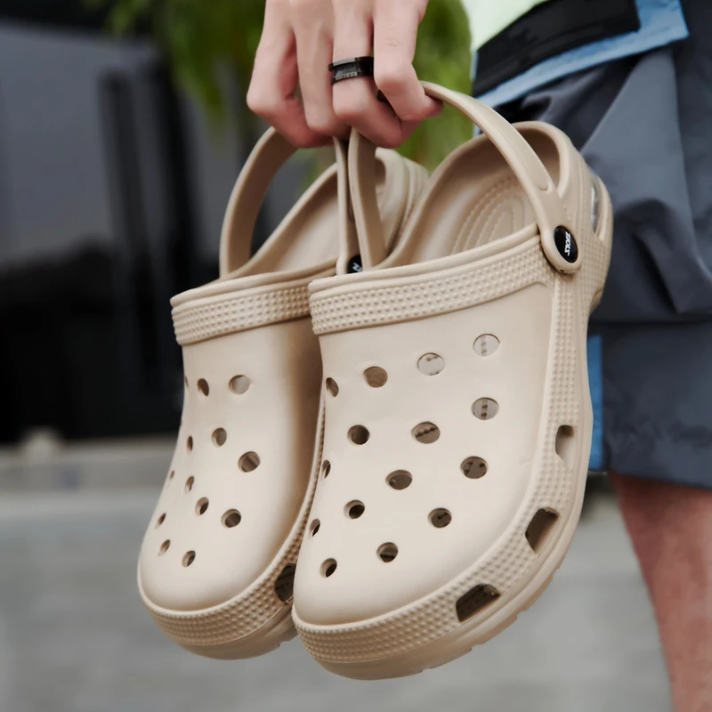 Fashion Solid Color EVA Sandals for Men Breathable Hollow-out Summer Shoes Lightweight Comfortable Garden Shoes Casual Slippers
Fashion Solid Color EVA Sandals for Men Breathable Hollow-out Summer Shoes Lightweight Comfortable Garden Shoes Casual Slippers